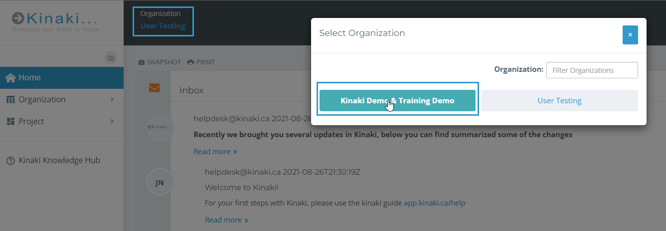 Returning to the Demo Tour - Kinaki